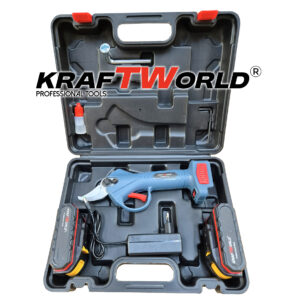 Акумулаторна Градинска и Лозарска Ножица KraftWorld с 2 Батерии